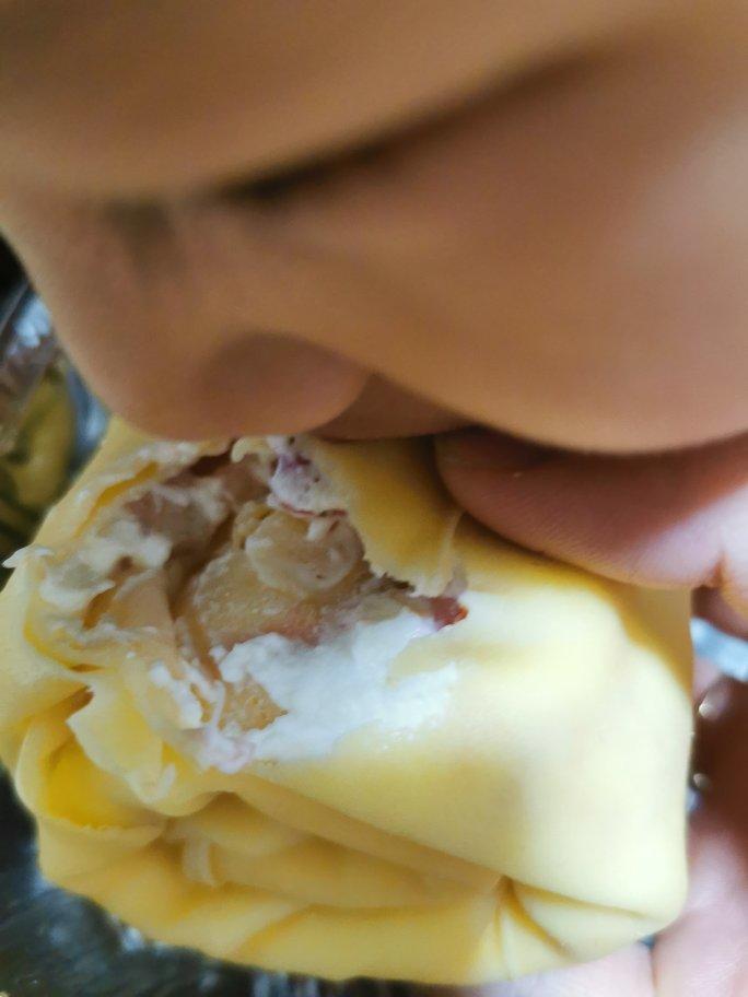 草莓毛巾卷❗️平底锅就能做❗️