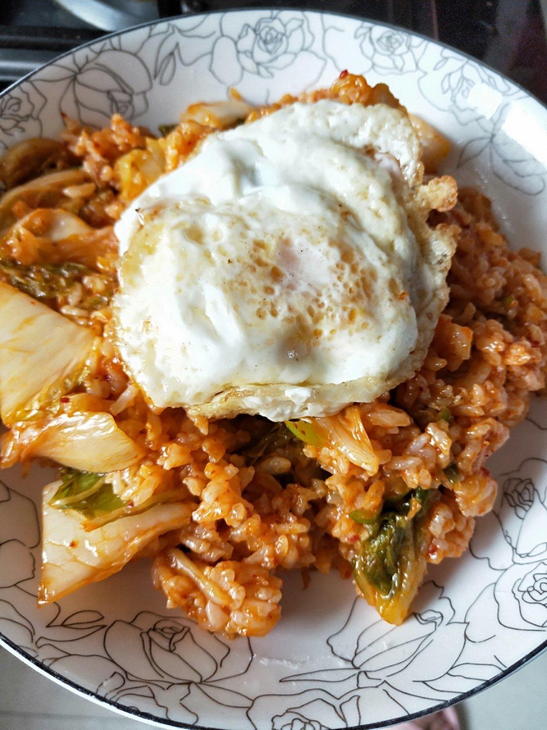 韩式辣白菜炒饭