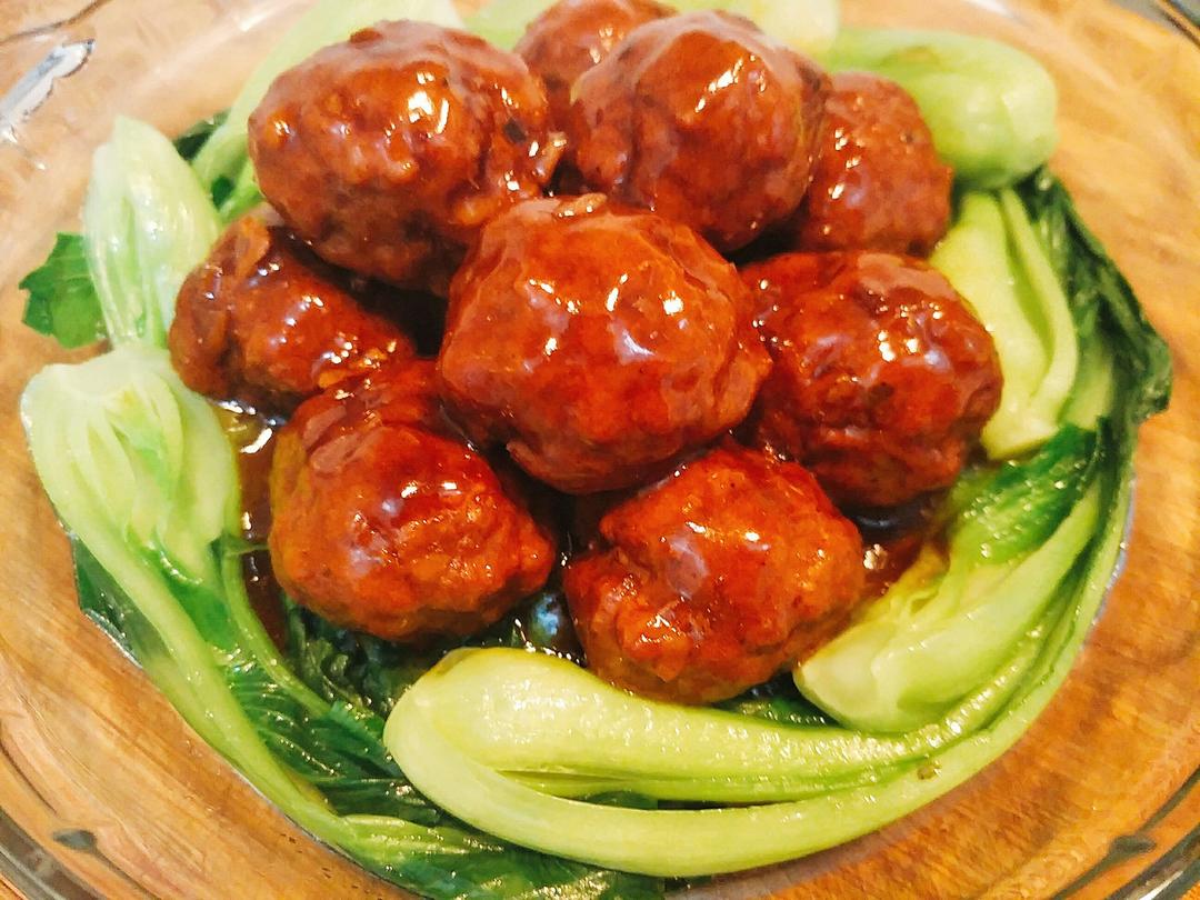 四喜丸子/红烧狮子头 Chinese Meatballs