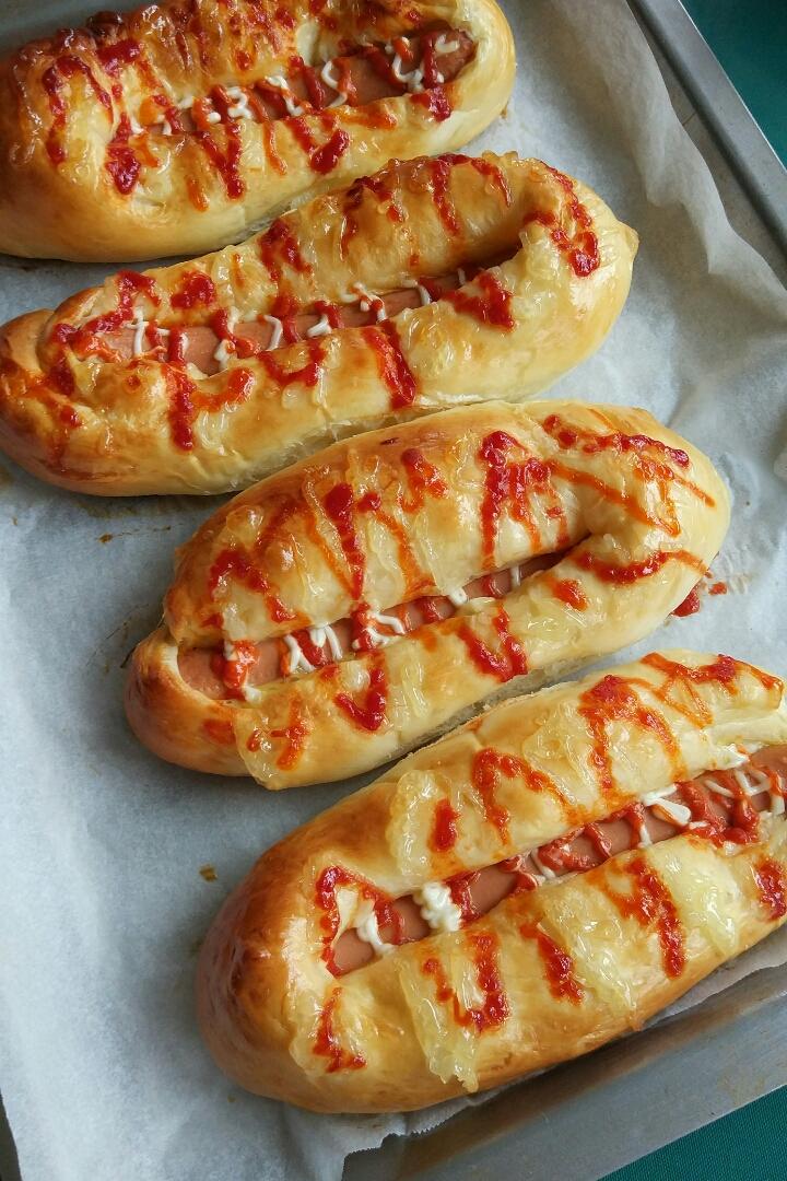 沙拉火腿面包