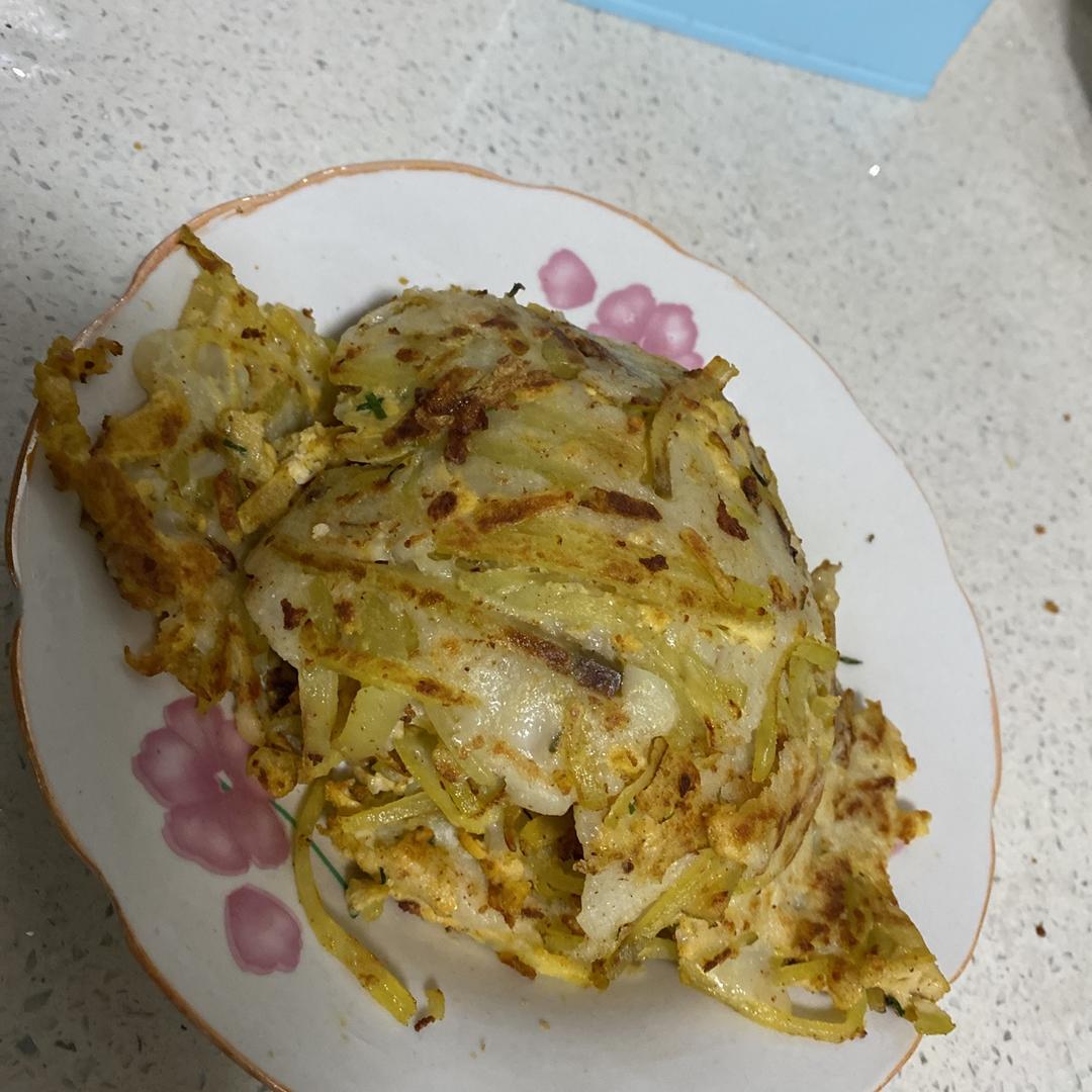 鸡蛋土豆丝饼