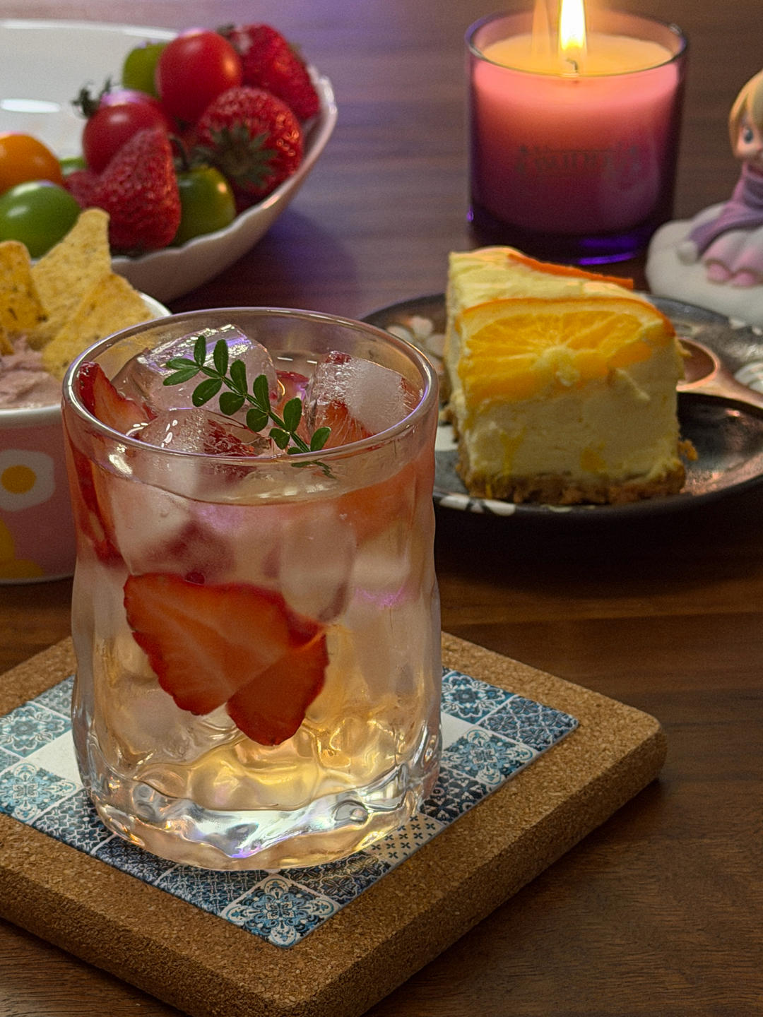 草莓🍓奶洗葡萄酒，把日子喝成粉色