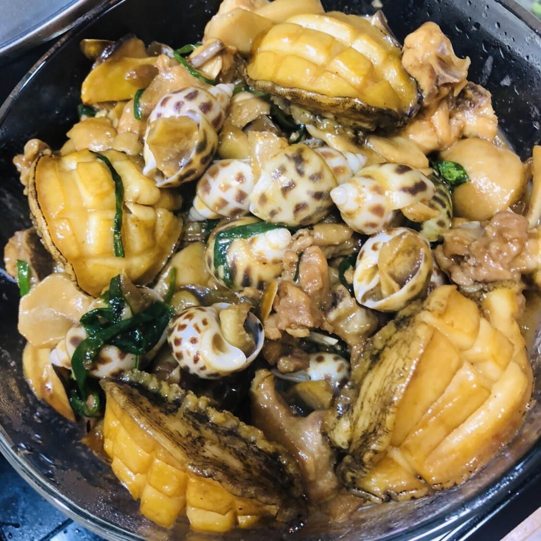 tina933做的花螺焖鸡