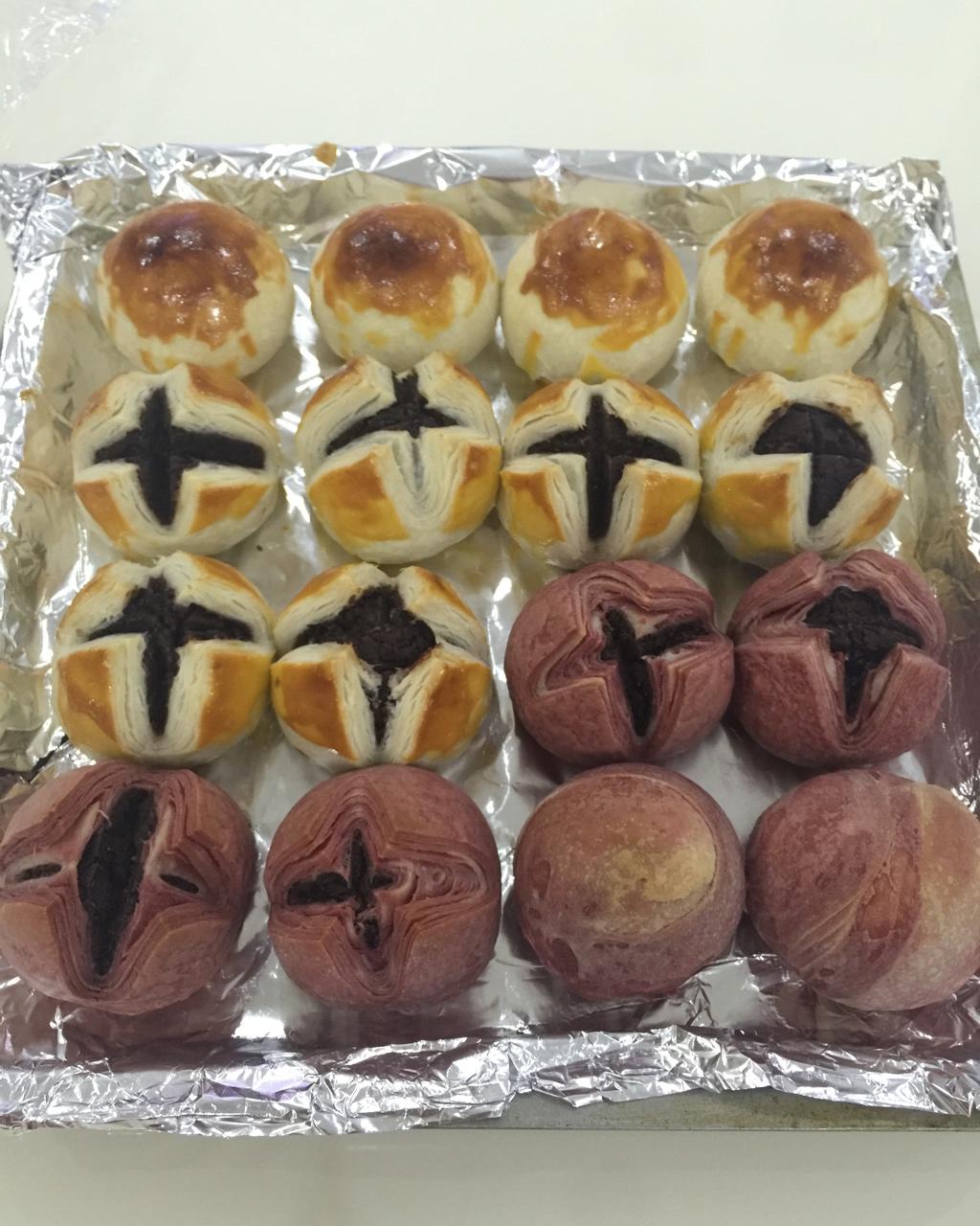 花开富贵之四种口味的椰蓉开口酥