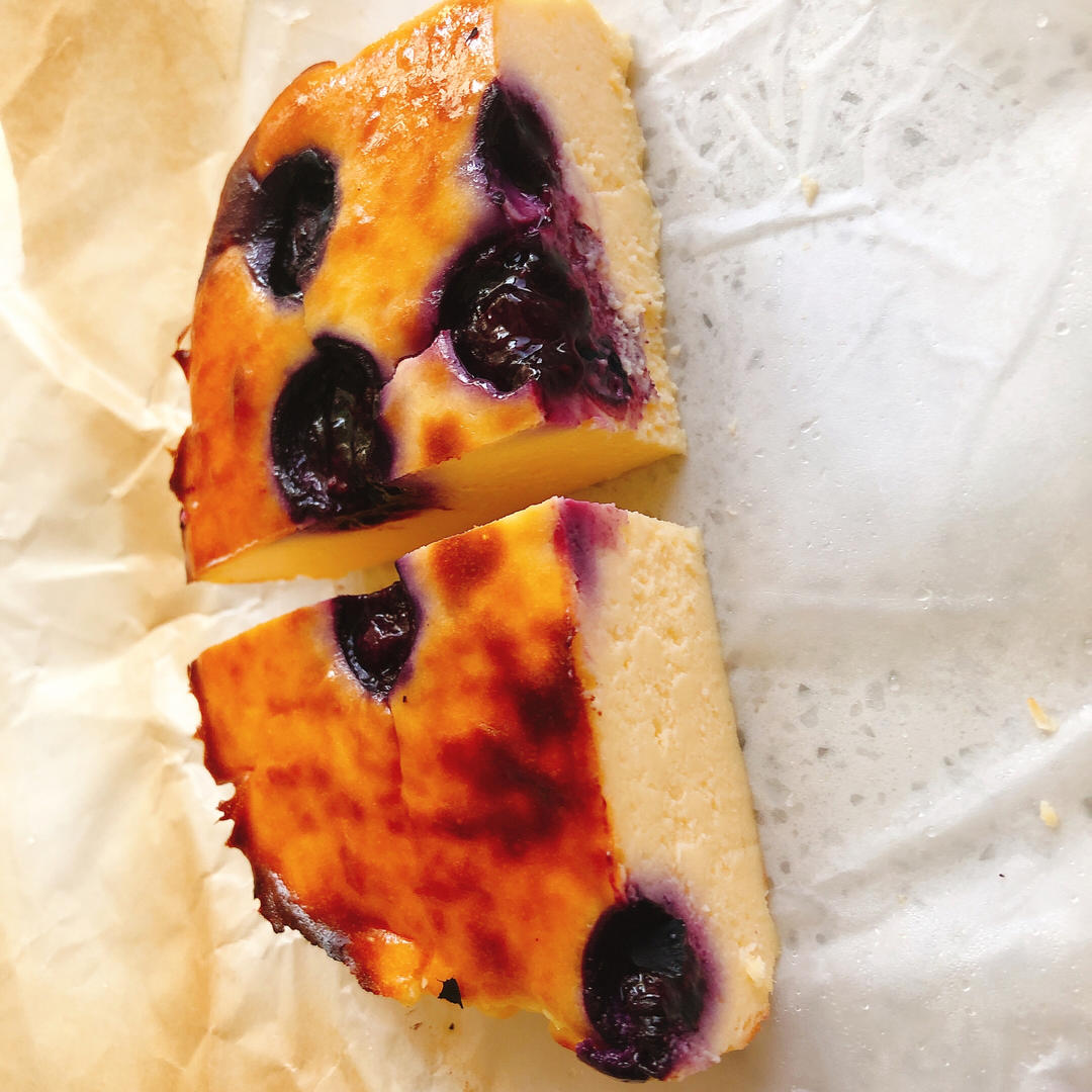 酸奶巴斯克芝士『低卡版』超好吃‼️0失败 巨简单