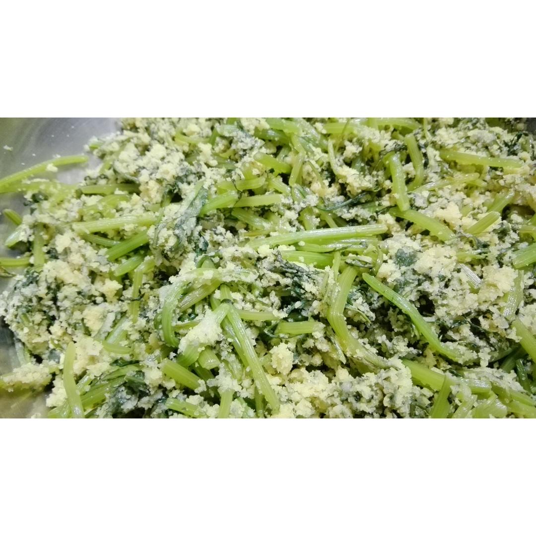 粉蒸茼蒿