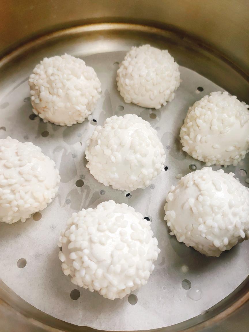 雪团/粢毛团的做法 步骤5