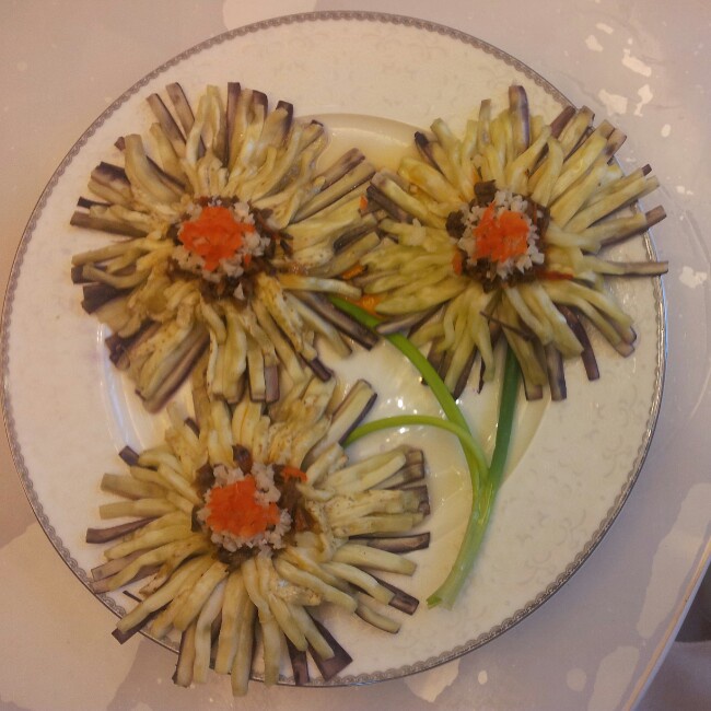 菊花茄子
