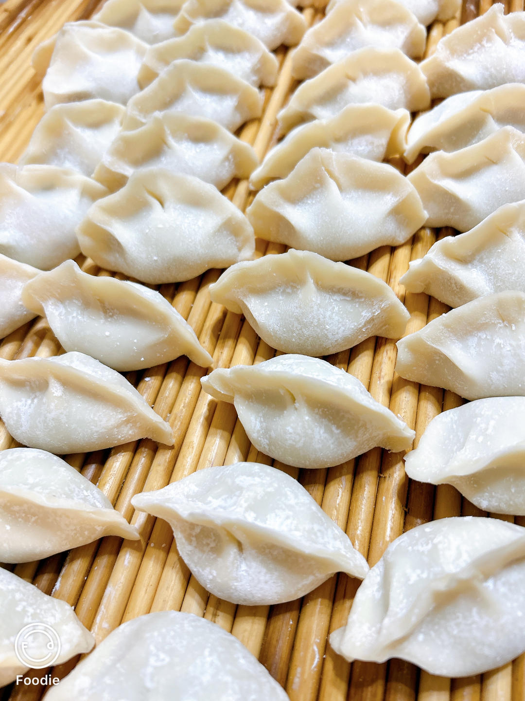 美味的洋葱黄瓜猪肉饺子
