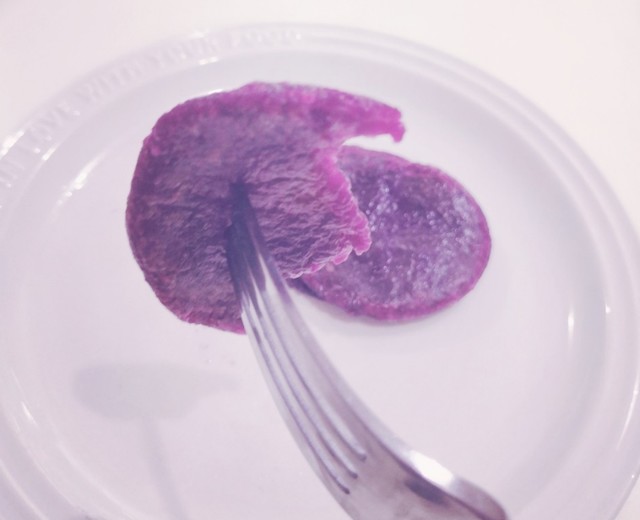 巨好吃的紫薯饼，极简