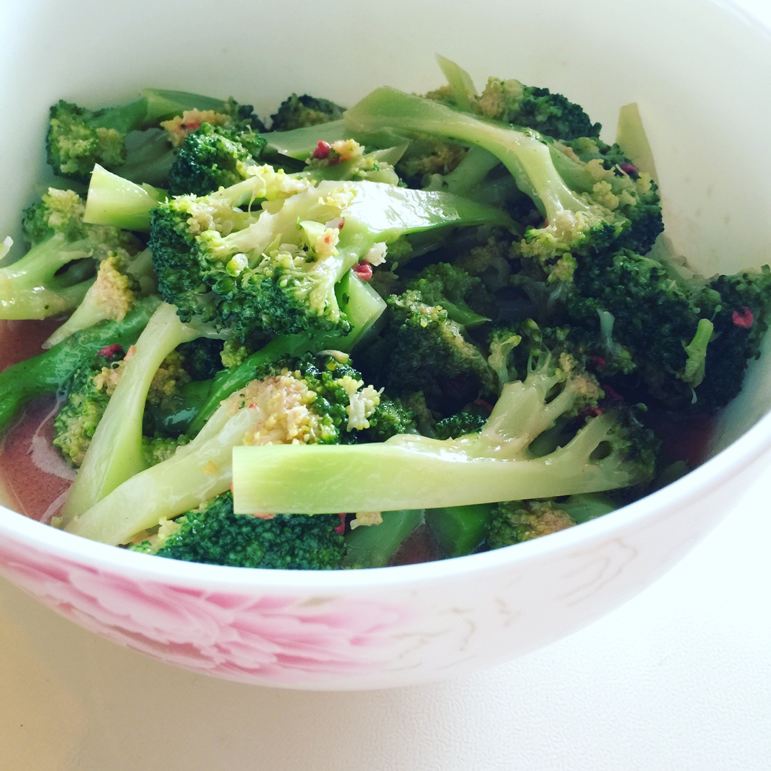 腐乳西兰花图片大全 咖啡鱼潘的腐乳西兰花图片