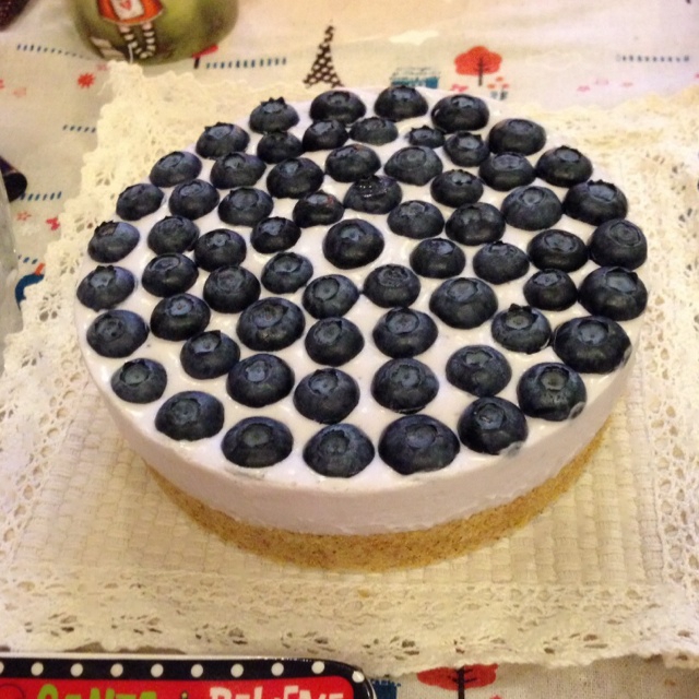 蓝莓芝士慕斯蛋糕