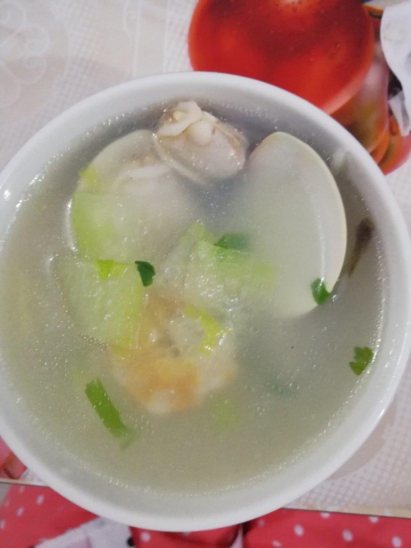 linxin影做的沙白冬瓜汤