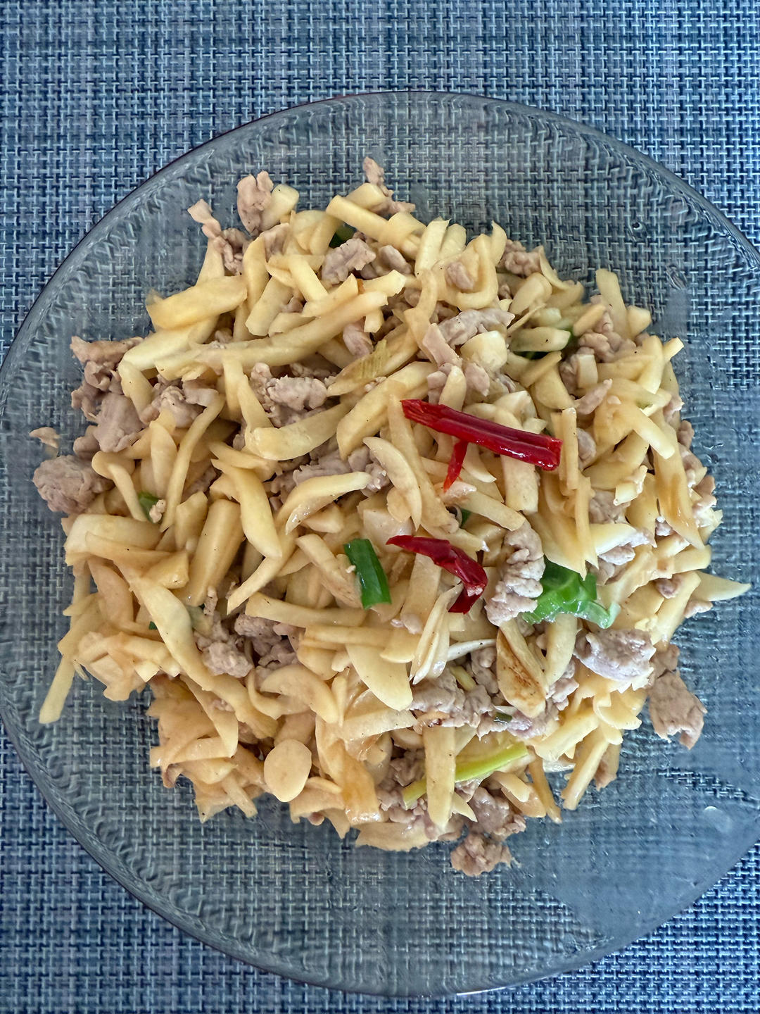茭白炒肉丝