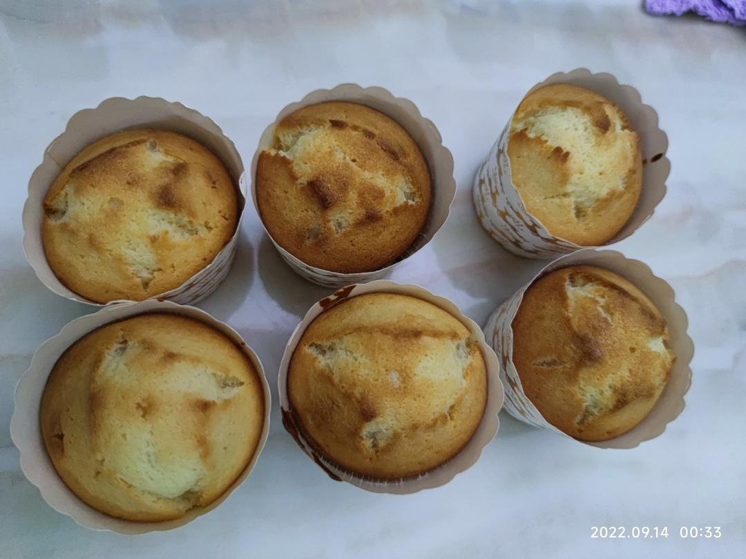 超快手松饼粉版纸杯蛋糕