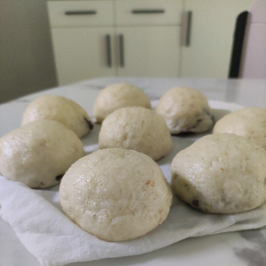 营养美味♨️燕麦豆沙包