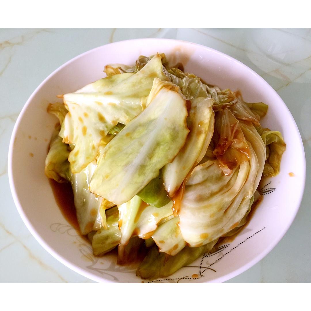 糖潮与茶做的糖醋莲花白