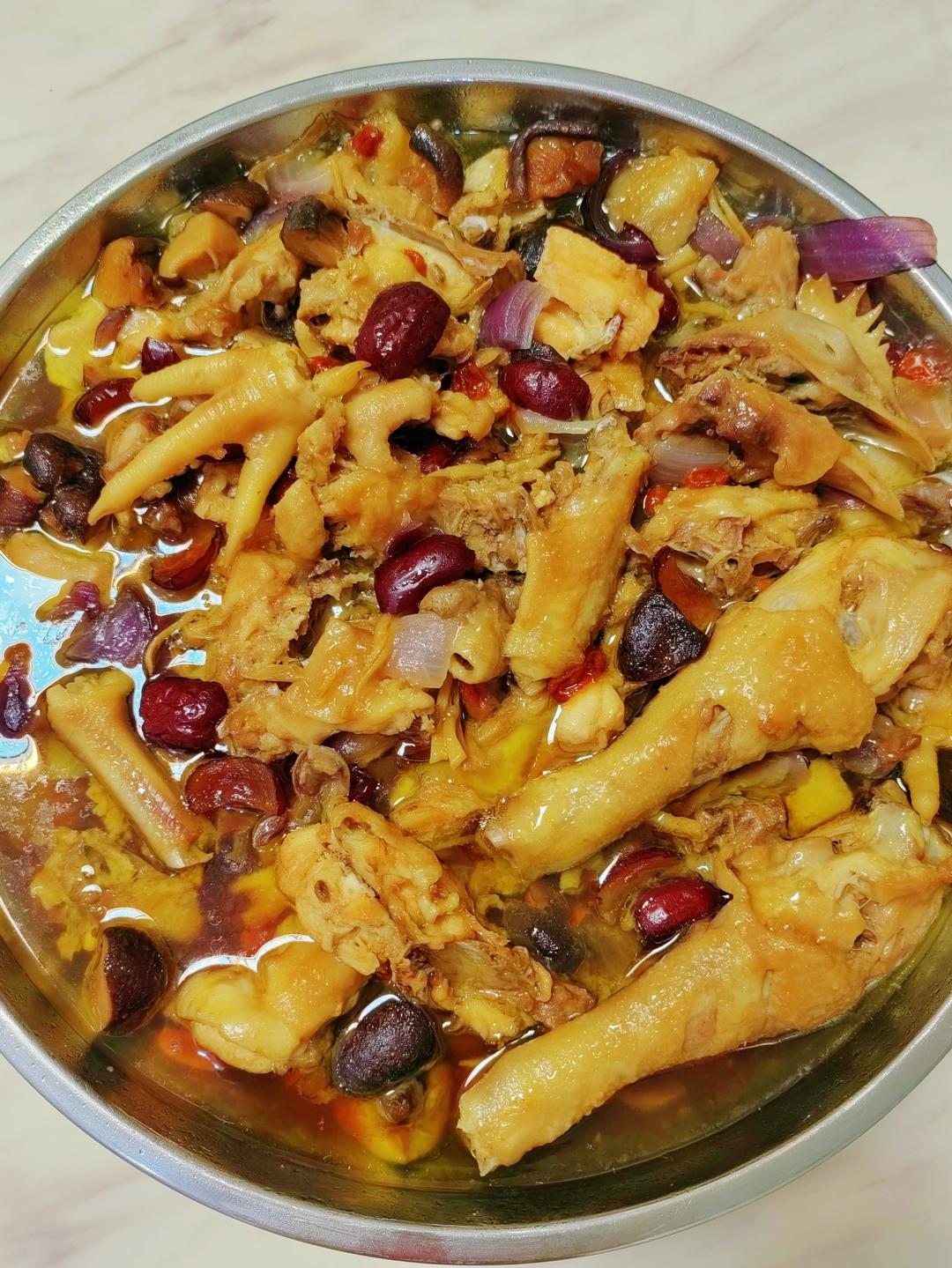鲜香嫩滑的冬菇蒸滑鸡