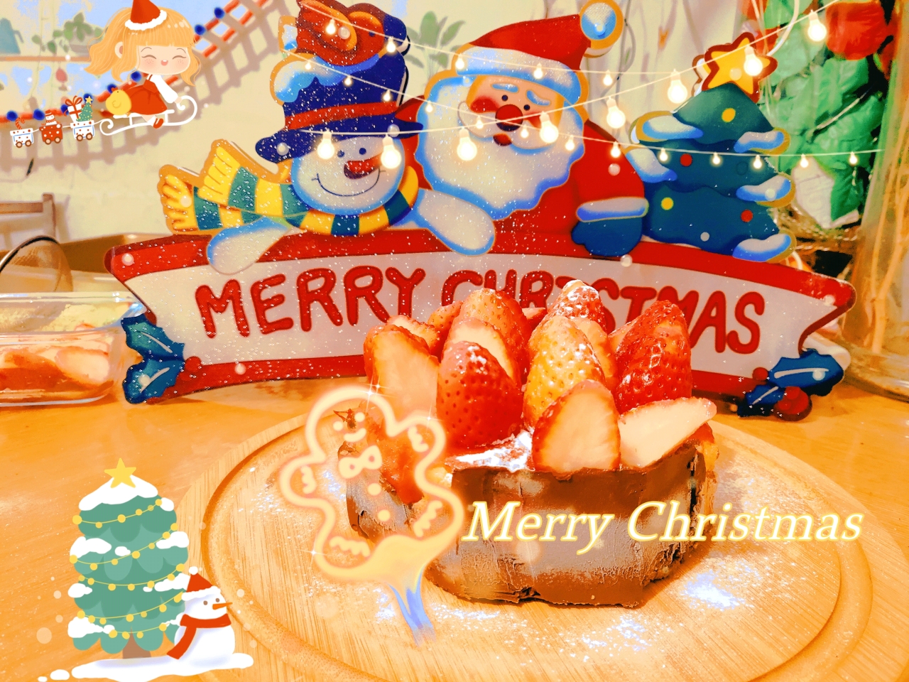 有颜有料的草莓蛋糕｜适合圣诞节&情人节