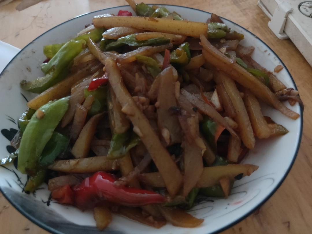 青椒土豆丝