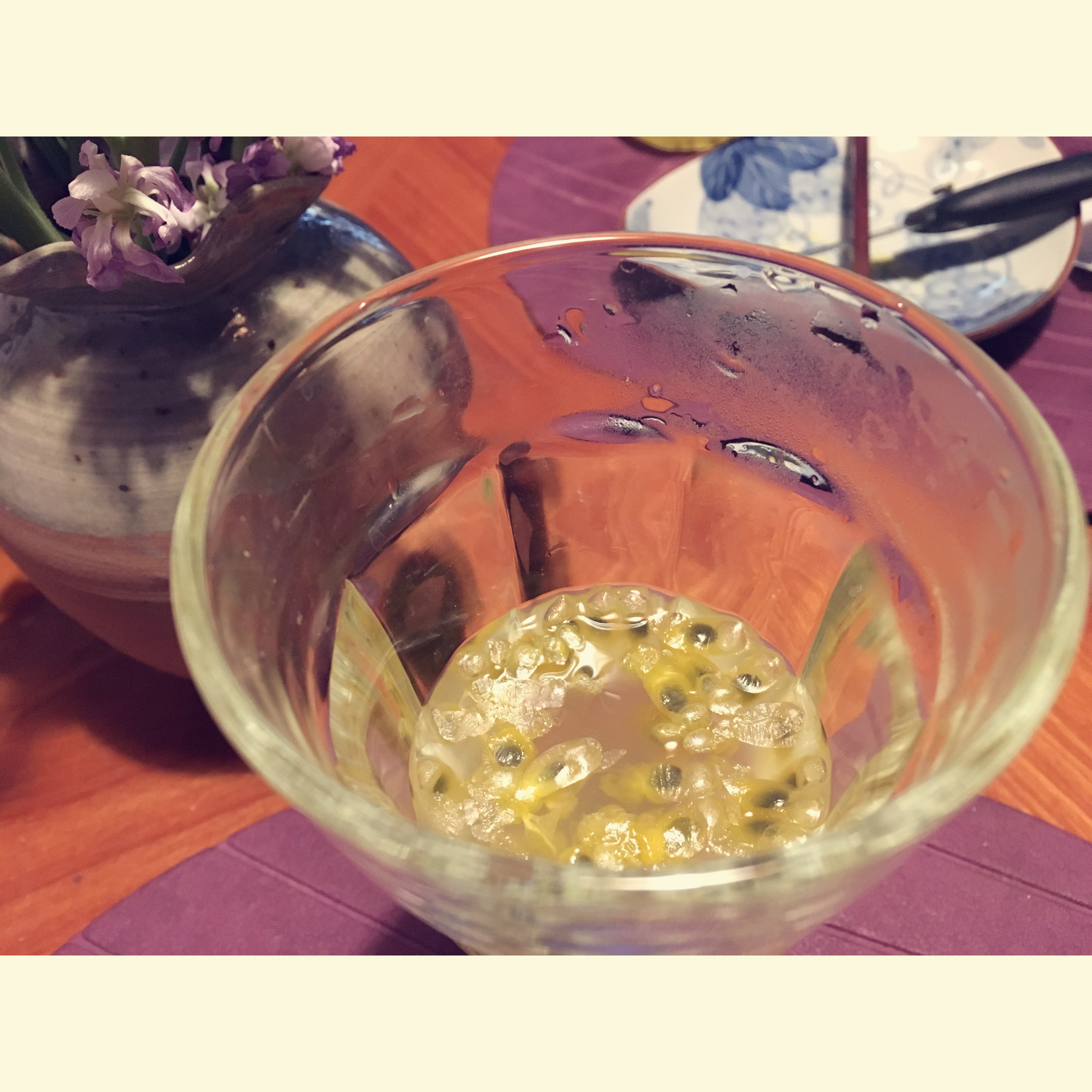 百香果的朴素吃法（百香果汁）