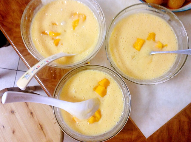 多芒糯米丸子露