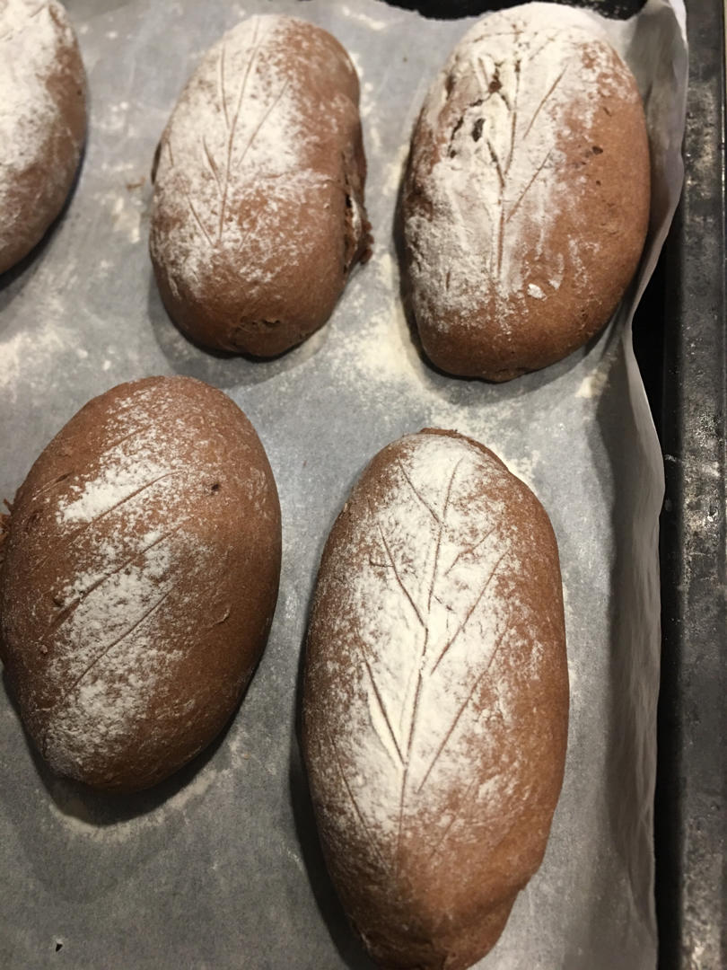 无糖巧克力麻薯软欧包