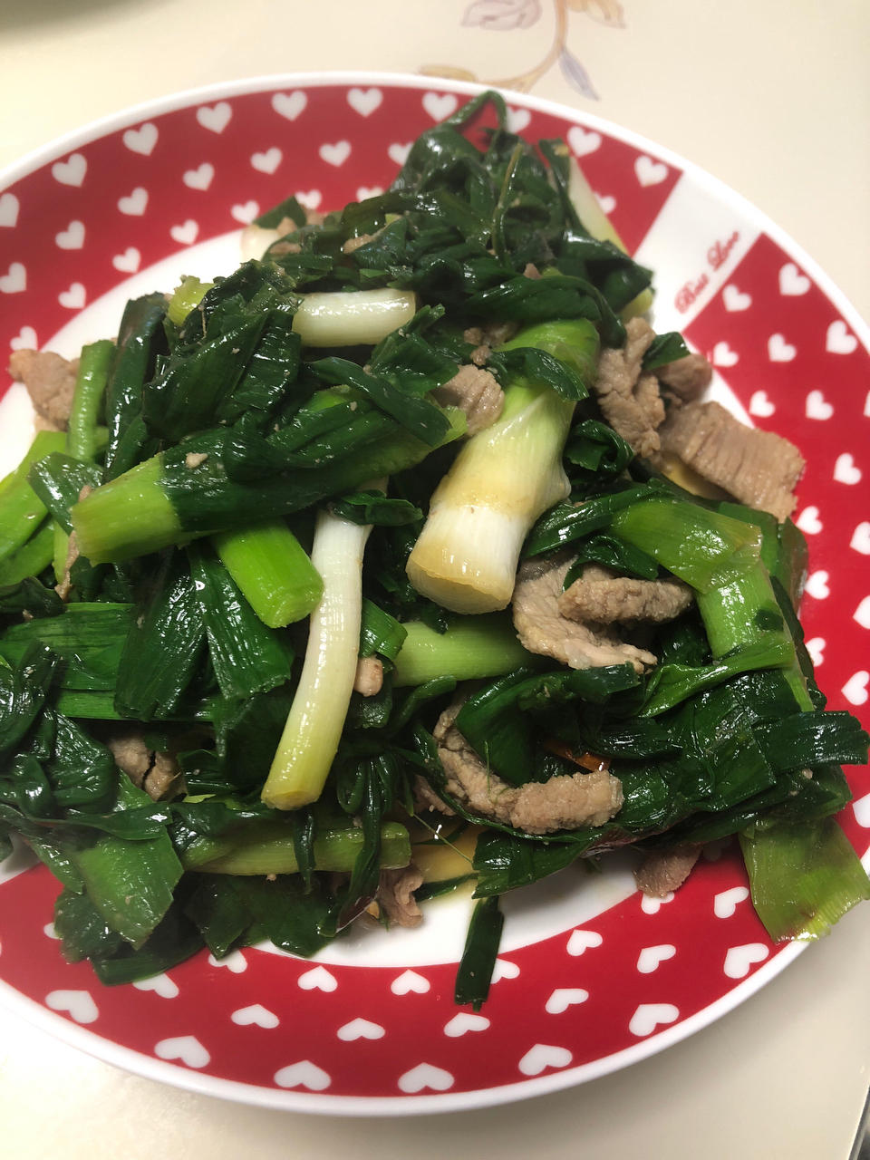 大蒜炒肉
