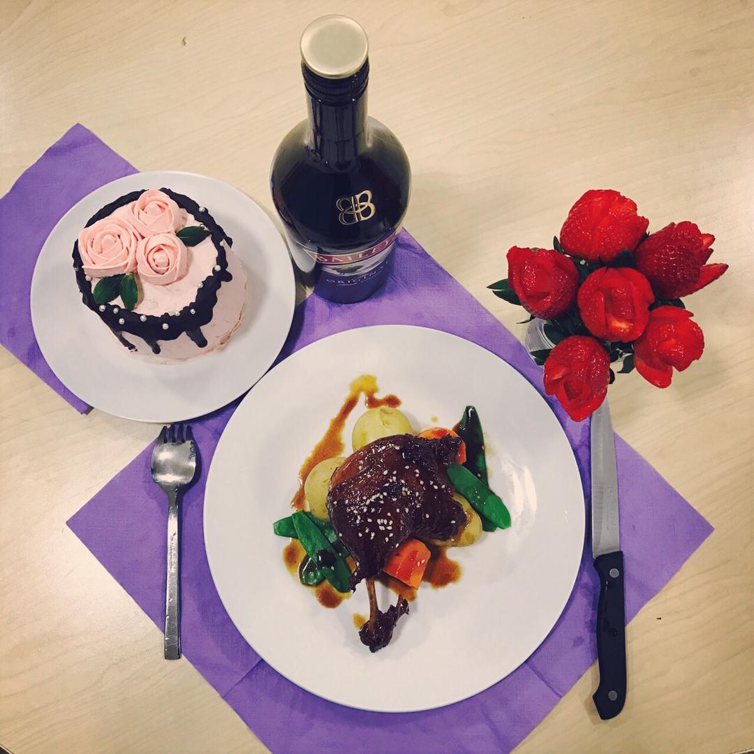 四寸可可戚风--简单做法简单装饰简单漂亮