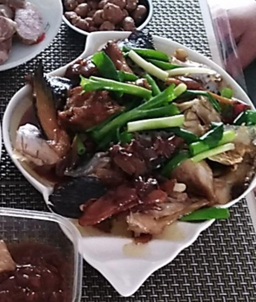 《中餐厅》张亮的焗三文鱼头