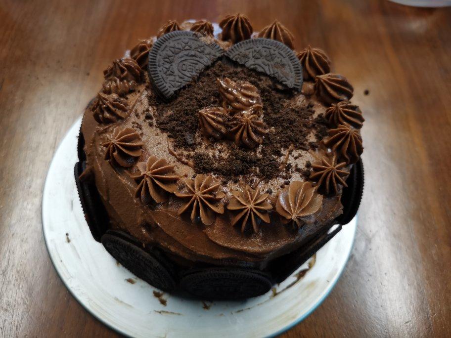 6寸巧克力甘纳许生日蛋糕