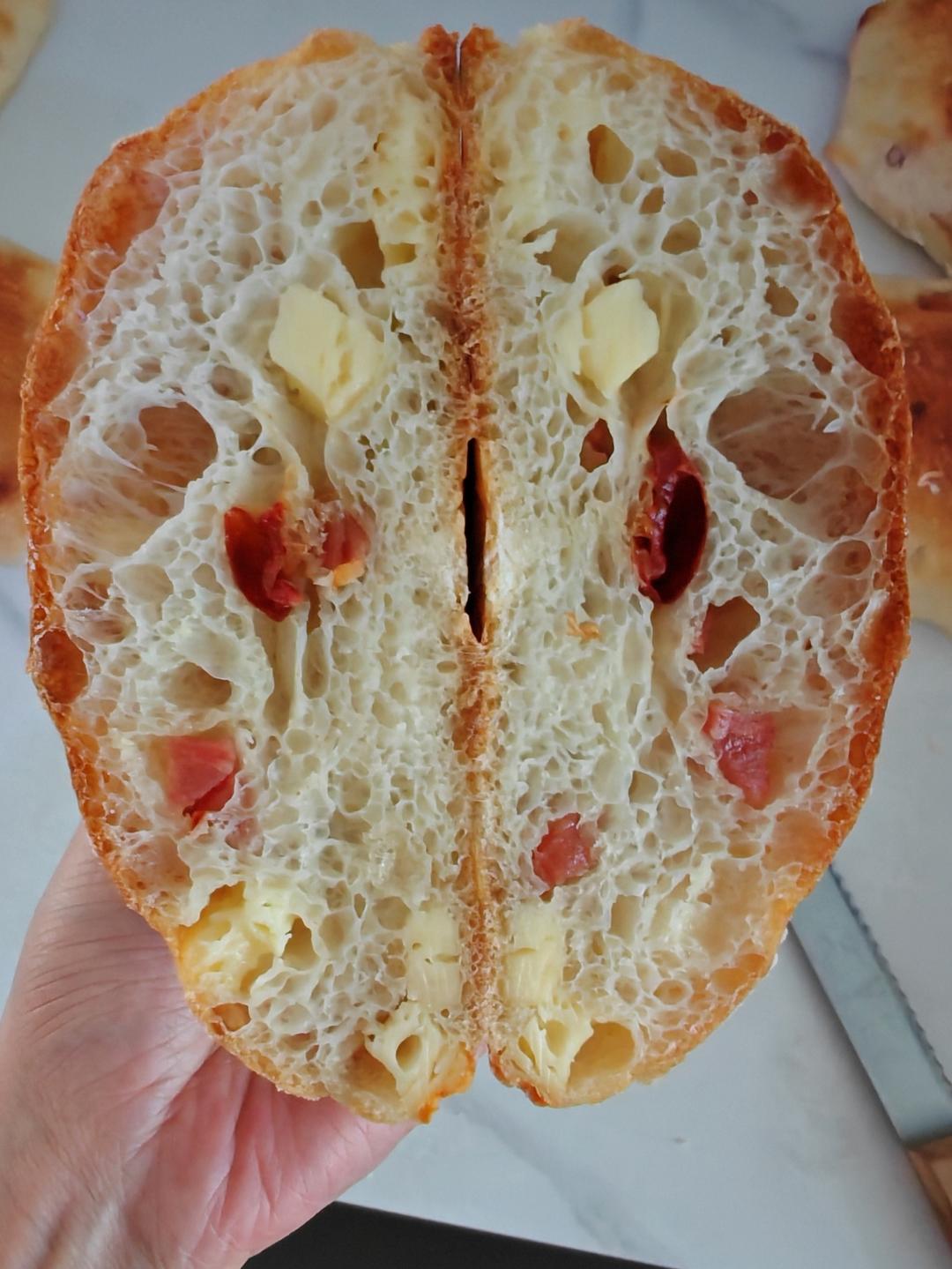 香肠芝士恰巴塔