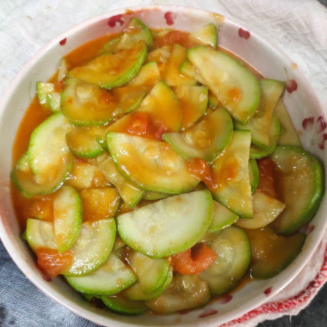 一分钟学会【番茄炒西葫芦】