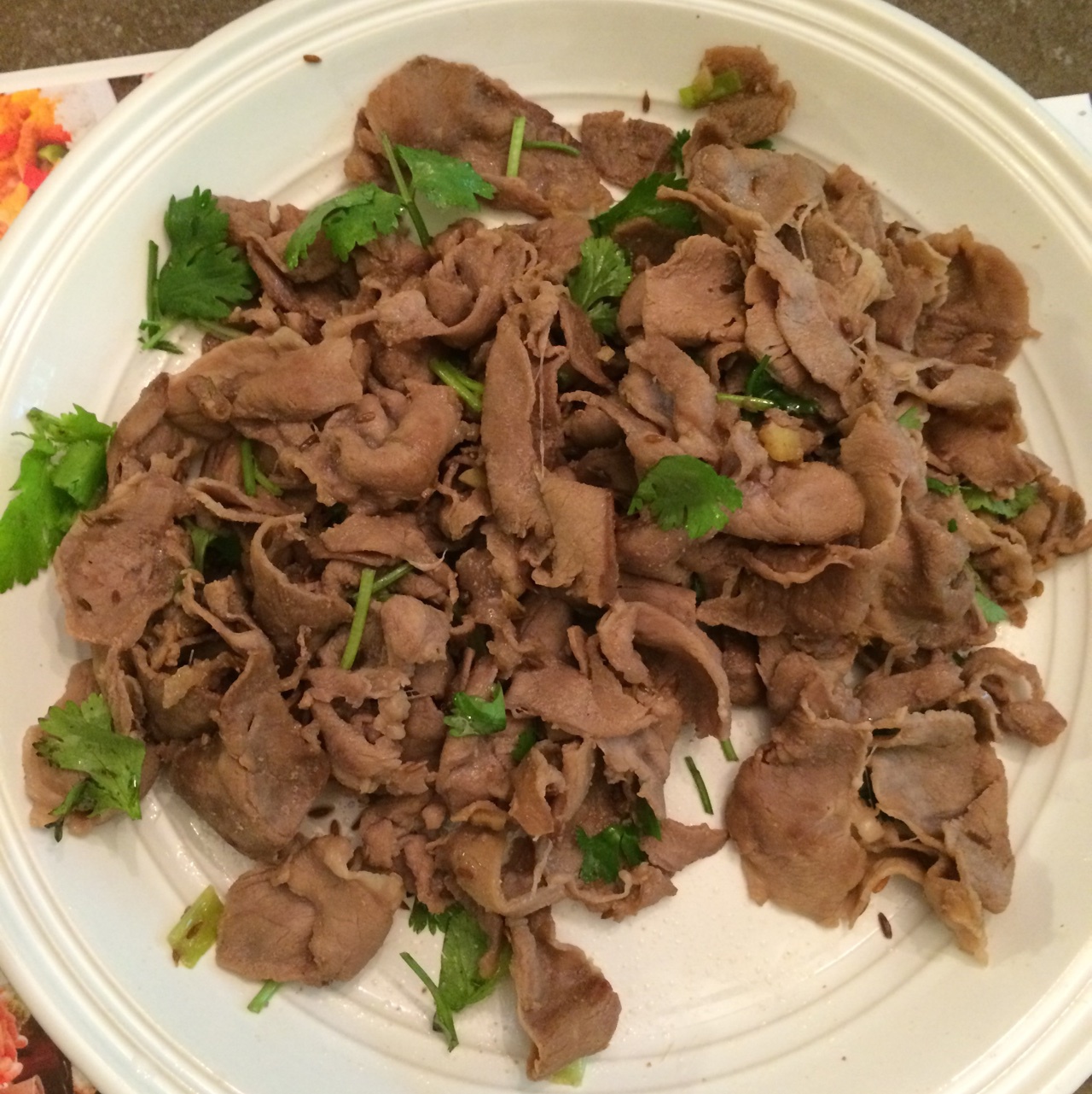 孜然羊肉片