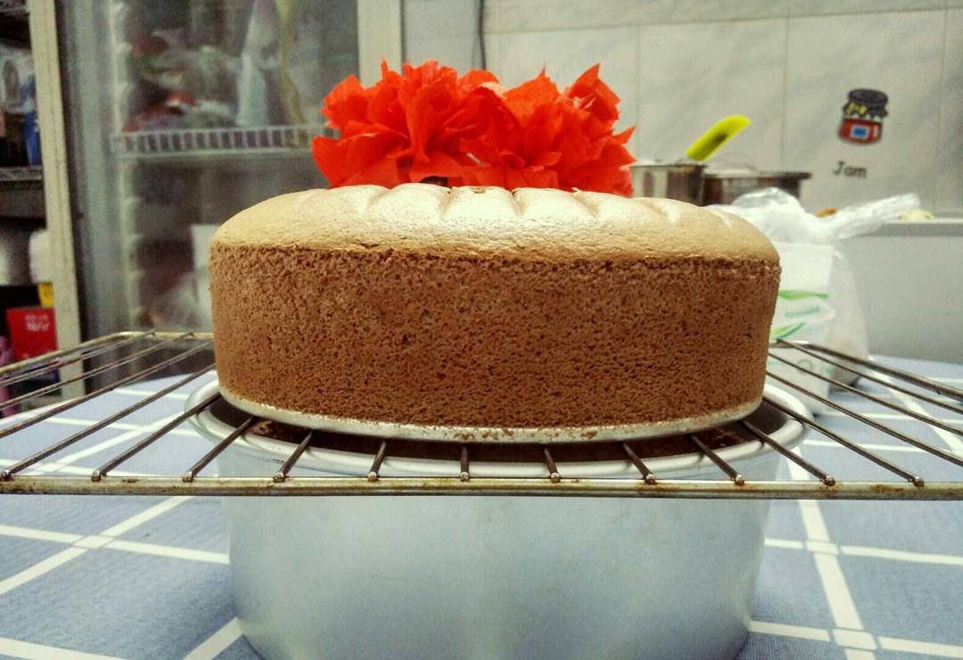 8寸可可戚风蛋糕