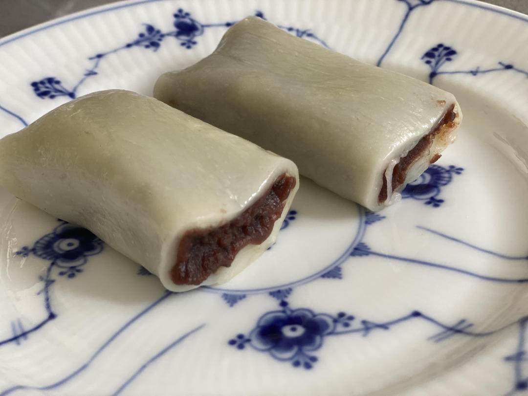 十分钟搞定超正宗的桂花条头糕，零失败！过夜不变硬，豆沙糯米卷