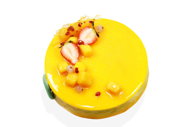 芒果百香果慕斯 Mango Mousse With Pineapple Jelly的做法