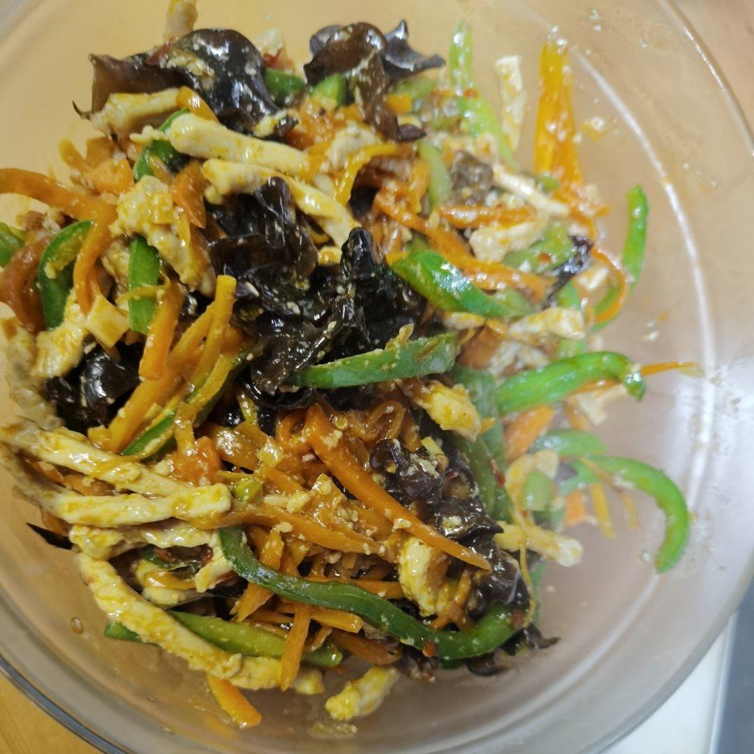 和饭店做的一个味道的酸甜辣鱼香肉丝