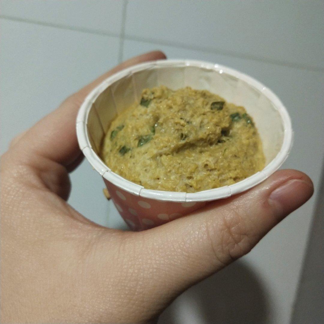 葱香咸味燕麦麸蛋糕