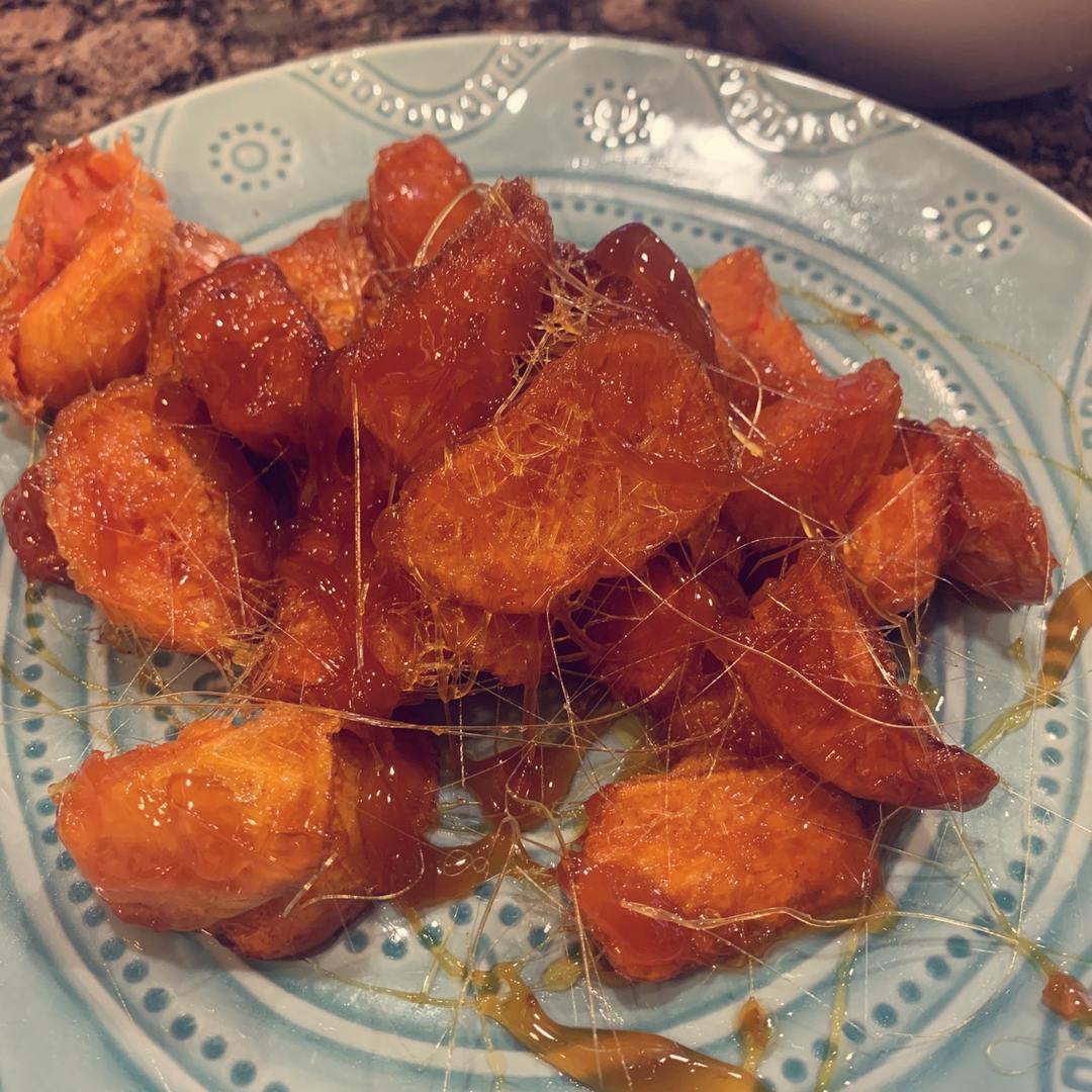 🔥从来没失败过的拔丝地瓜（看不到地瓜块儿的拔丝地瓜）🔥