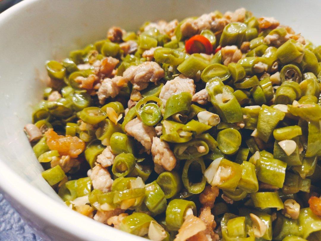 下饭菜/腌豇豆-肉沫炒酸豇豆