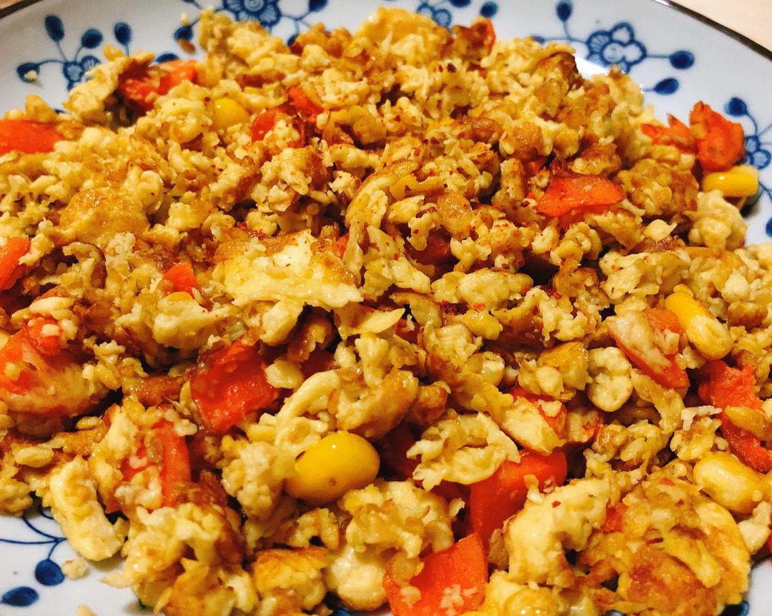 快手菜之甜玉米炒鸡蛋