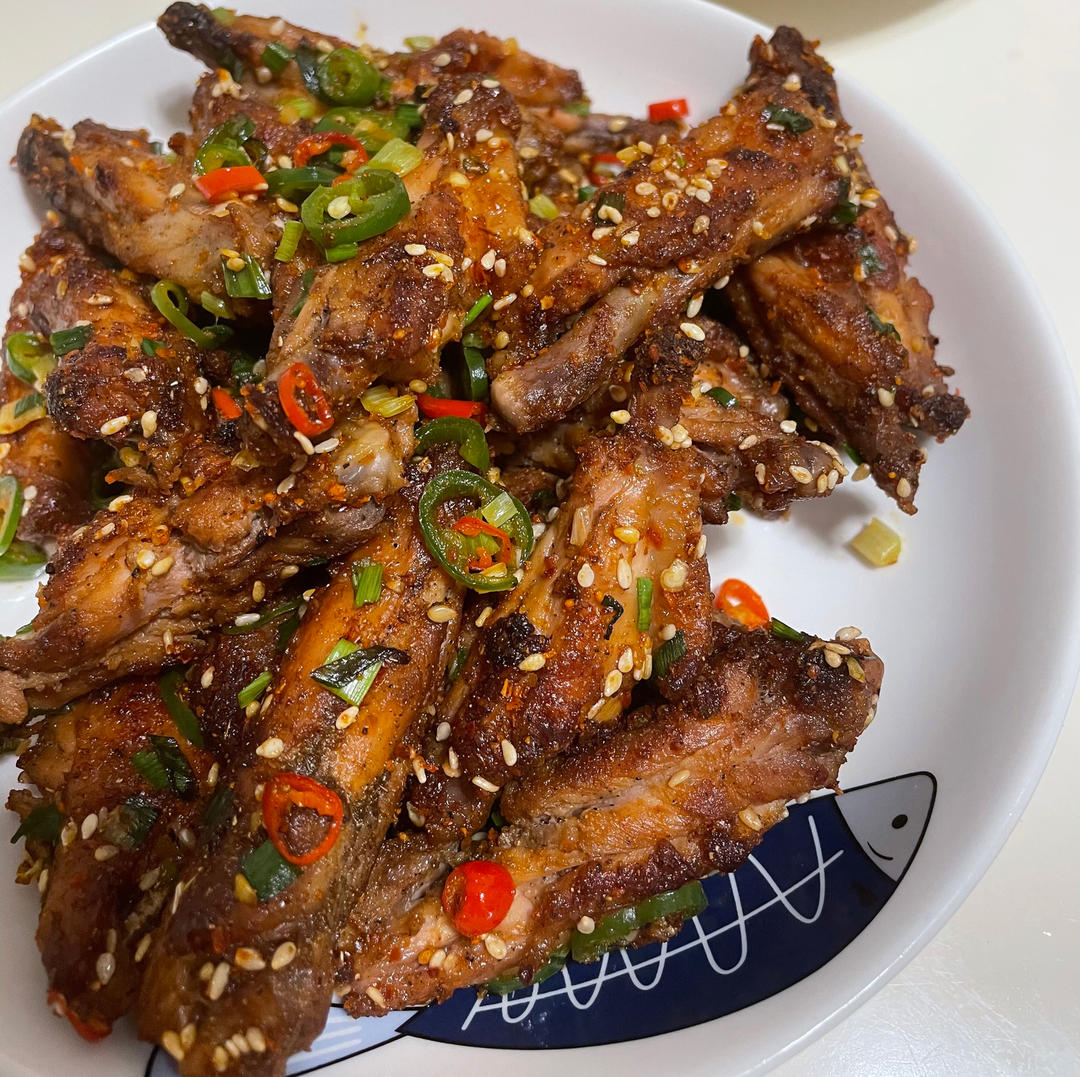 香辣鸡翅，解馋