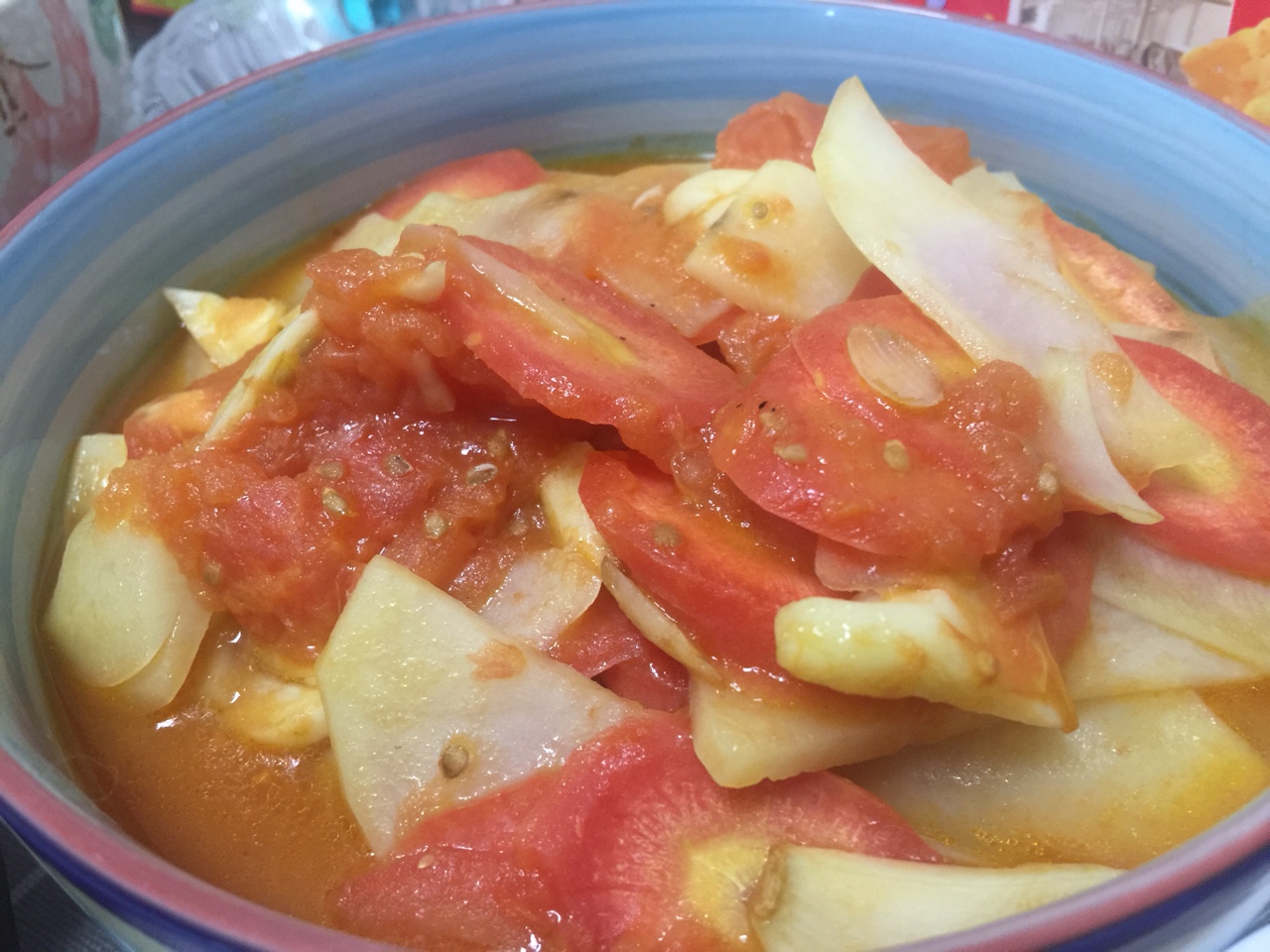 美西红柿炒土豆