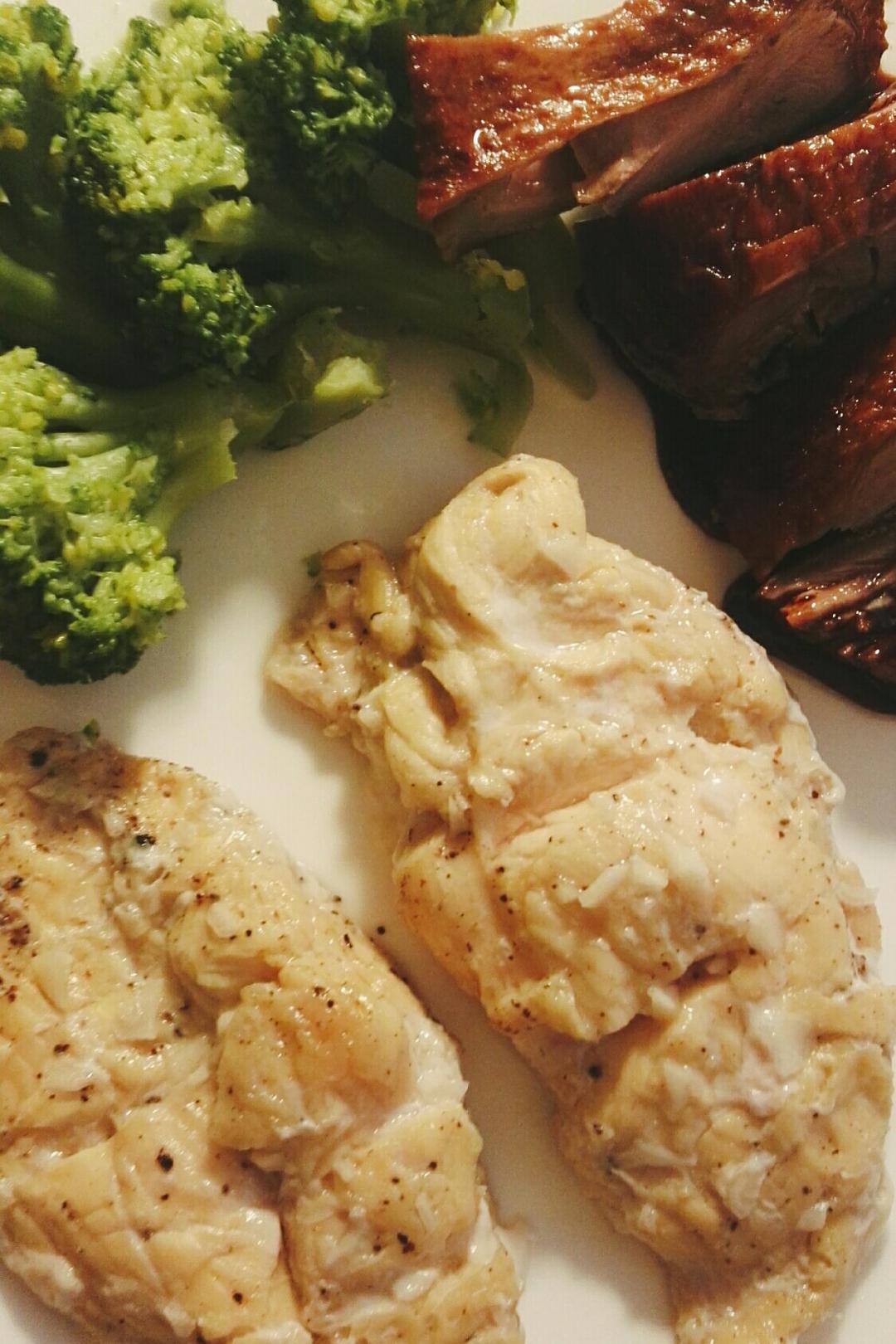 减肥也能吃的美味—香烤鸡胸肉,嫩嫩嫩！