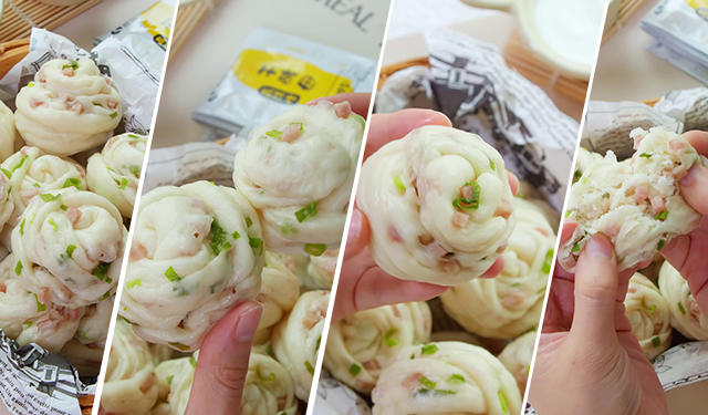 午餐肉小花卷【宝宝辅食】的做法