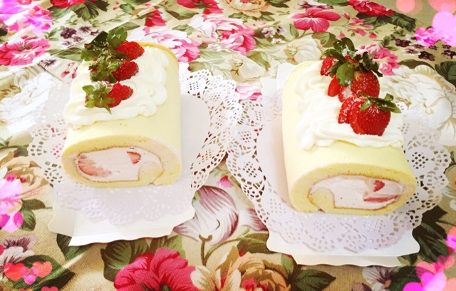 草莓蛋糕卷