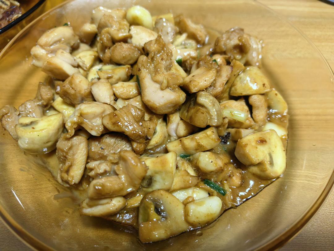 绝了～口蘑鸡腿真的好吃，简单快手