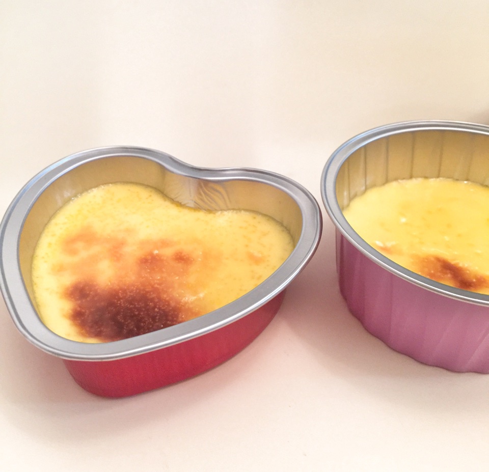Crèmebrulée。法式烤布雷。焦糖布丁。