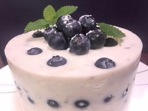 蓝莓酸奶慕斯蛋糕的做法 步骤9